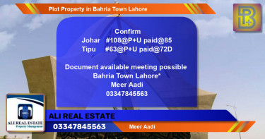 Residential Plot for Sale in Bahria Town, Lahore - (BP-45707)