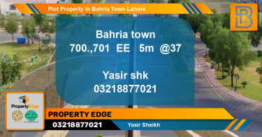 Residential Plot for Sale in Bahria Town, Lahore - (BP-45708)