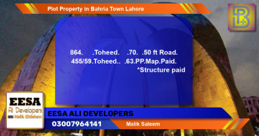 Residential Plot for Sale in Bahria Town, Lahore - (BP-45733)