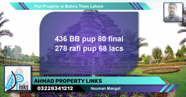 Residential Plot for Sale in Bahria Town, Lahore - (BP-45770)