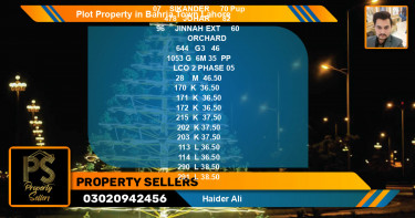 Residential Plot for Sale in Bahria Town, Lahore - (BP-45772)