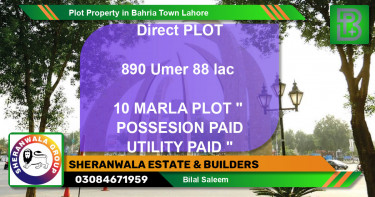 Residential Plot for Sale in Bahria Town, Lahore - (BP-45801)