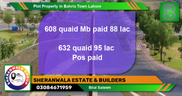 Residential Plot for Sale in Bahria Town, Lahore - (BP-45807)
