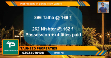 Residential Plot for Sale in Bahria Town, Lahore - (BP-45810)