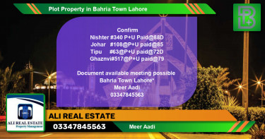 Residential Plot for Sale in Bahria Town, Lahore - (BP-45889)
