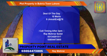 Residential Plot for Sale in Bahria Town, Lahore - (BP-45945)