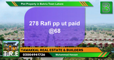 Residential Plot for Sale in Bahria Town, Lahore - (BP-45997)