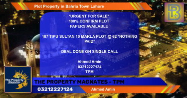 Residential Plot for Sale in Bahria Town, Lahore - (BP-46027)