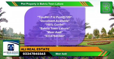 Residential Plot for Sale in Bahria Town, Lahore - (BP-46073)