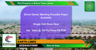 Residential Plot for Sale in Bahria Town, Lahore - (BP-46087)