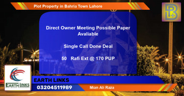 Residential Plot for Sale in Bahria Town, Lahore - (BP-46094)
