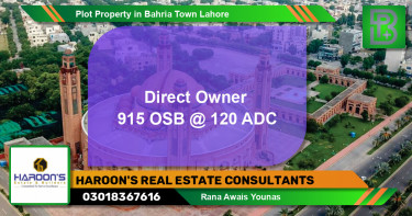 Residential Plot for Sale in Bahria Town, Lahore - (BP-46105)