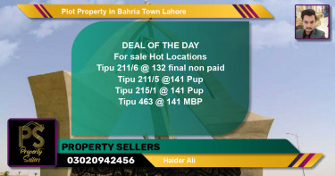 Residential Plot for Sale in Bahria Town, Lahore - (BP-46119)