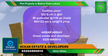 Residential Plot for Sale in Bahria Town, Lahore - (BP-46156)