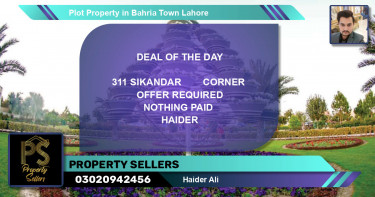 Residential Plot for Sale in Bahria Town, Lahore - (BP-46210)