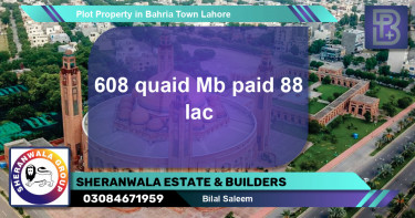 Residential Plot for Sale in Bahria Town, Lahore - (BP-46216)