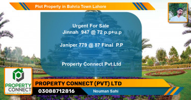 Residential Plot for Sale in Bahria Town, Lahore - (BP-46235)