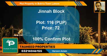 Residential Plot for Sale in Bahria Town, Lahore - (BP-46242)