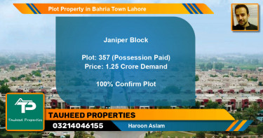 Residential Plot for Sale in Bahria Town, Lahore - (BP-46249)