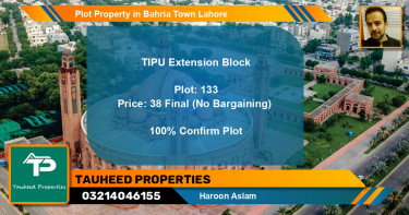 Residential Plot for Sale in Bahria Town, Lahore - (BP-46268)