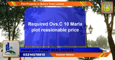 Residential Plot for Sale in Bahria Town, Lahore - (BP-46284)