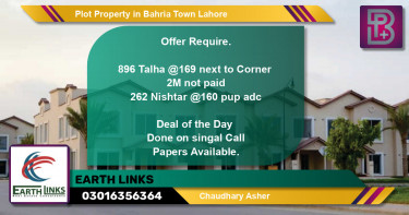Residential Plot for Sale in Bahria Town, Lahore - (BP-46295)
