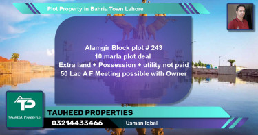 Residential Plot for Sale in Bahria Town, Lahore - (BP-46326)