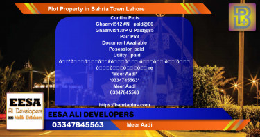 Residential Plot for Sale in Bahria Town, Lahore - (BP-46336)