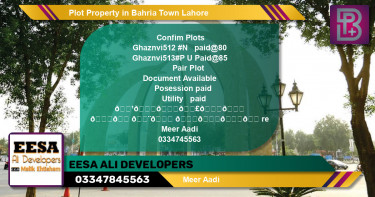 Residential Plot for Sale in Bahria Town, Lahore - (BP-46396)