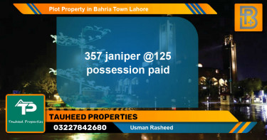 Residential Plot for Sale in Bahria Town, Lahore - (BP-46427)