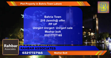 Residential Plot for Sale in Bahria Town, Lahore - (BP-46459)