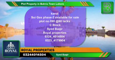 Residential Plot for Sale in Bahria Town, Lahore - (BP-46499)