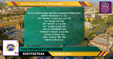 Residential Plot for Sale in Bahria Town, Lahore - (BP-46570)