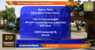 Residential Plot for Sale in Bahria Town, Lahore - (BP-46579)