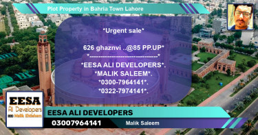 Residential Plot for Sale in Bahria Town, Lahore - (BP-46590)