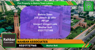 Residential Plot for Sale in Bahria Town, Lahore - (BP-46651)