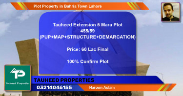 Residential Plot for Sale in Bahria Town, Lahore - (BP-46719)