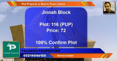 Residential Plot for Sale in Bahria Town, Lahore - (BP-46721)
