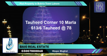 Residential Plot for Sale in Bahria Town, Lahore - (BP-46741)