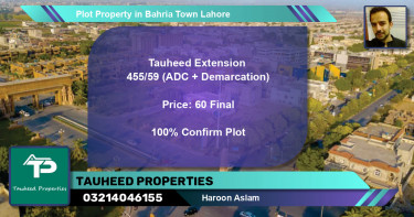 Residential Plot for Sale in Bahria Town, Lahore - (BP-46803)