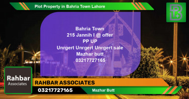 Residential Plot for Sale in Bahria Town, Lahore - (BP-46879)
