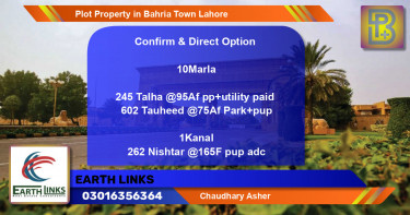 Residential Plot for Sale in Bahria Town, Lahore - (BP-46928)
