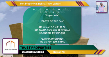 Residential Plot for Sale in Bahria Town, Lahore - (BP-47494)