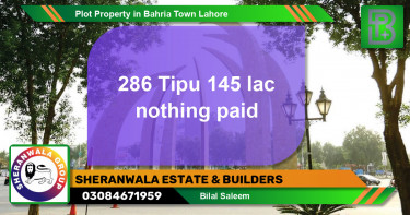 Residential Plot for Sale in Bahria Town, Lahore - (BP-47552)