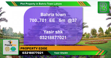 Residential Plot for Sale in Bahria Town, Lahore - (BP-47586)