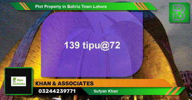 Residential Plot for Sale in Bahria Town, Lahore - (BP-47612)