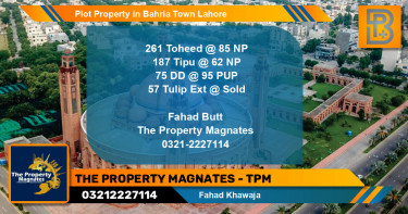 Residential Plot for Sale in Bahria Town, Lahore - (BP-47654)
