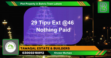Residential Plot for Sale in Bahria Town, Lahore - (BP-47661)