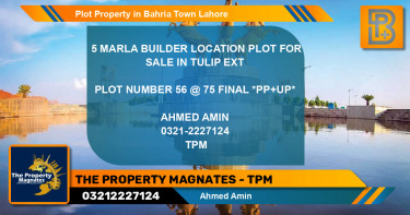 Residential Plot for Sale in Bahria Town, Lahore - (BP-47677)