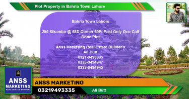 Residential Plot for Sale in Bahria Town, Lahore - (BP-47725)